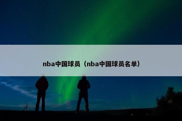 nba中国球员（nba中国球员名单）