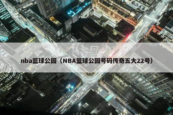 nba篮球公园（NBA篮球公园号码传奇五大22号）