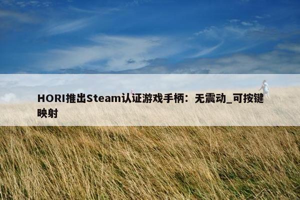 HORI推出Steam认证游戏手柄：无震动_可按键映射