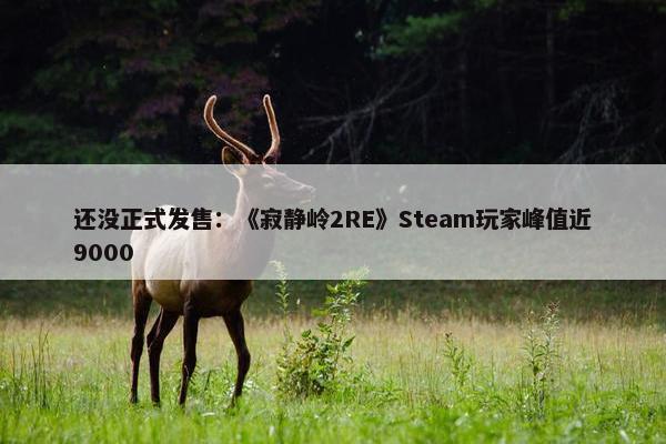 还没正式发售：《寂静岭2RE》Steam玩家峰值近9000