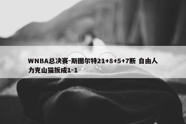 WNBA总决赛-斯图尔特21+8+5+7断 自由人力克山猫扳成1-1