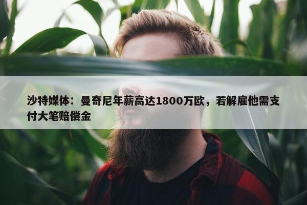 沙特媒体：曼奇尼年薪高达1800万欧，若解雇他需支付大笔赔偿金