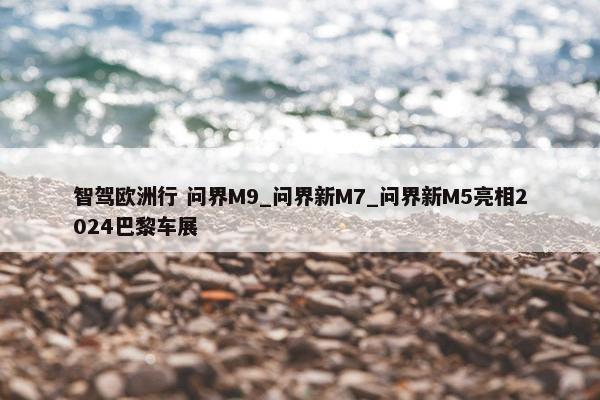 智驾欧洲行 问界M9_问界新M7_问界新M5亮相2024巴黎车展